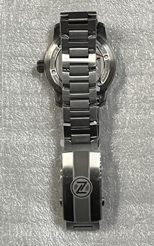 Pre-owned Zelos Brand  Aurora Field 38mm Ti Ice Blue Watch - Dealer & Warranty