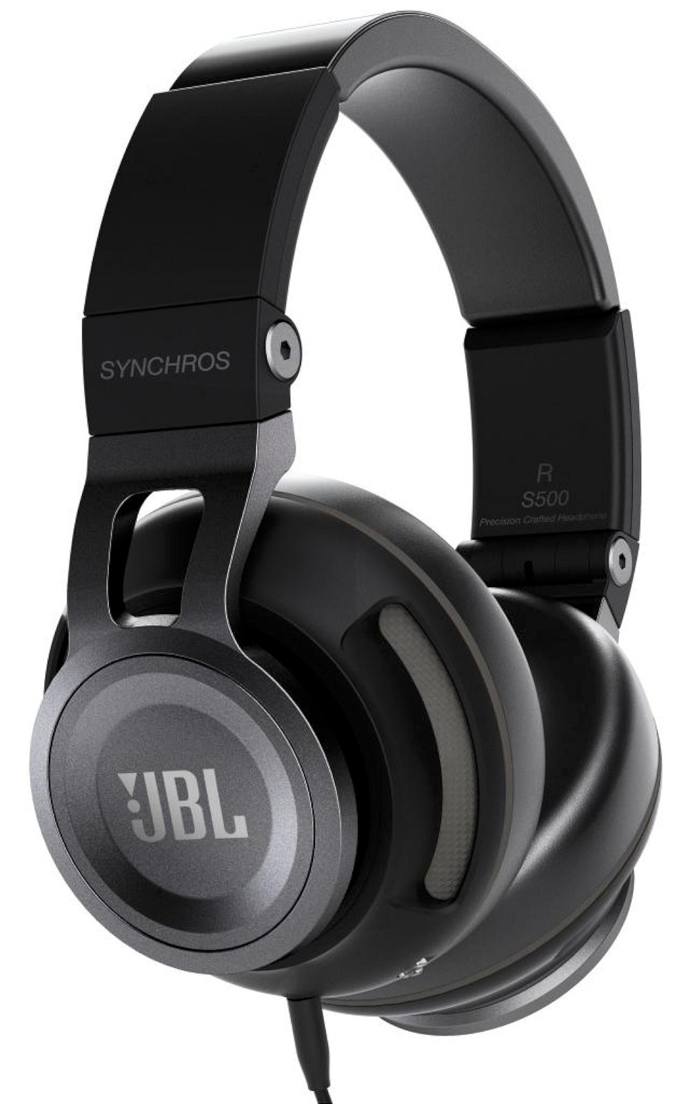 JBL Synchros Slate S500 Black Powered Over-the-Ear Stereo Headphones slate DJ -B | eBay