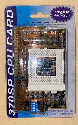 PPGA Slot 1 Socket 370 Slotket 370SP CPU Adapter Card (Intel Celeron PPGA)