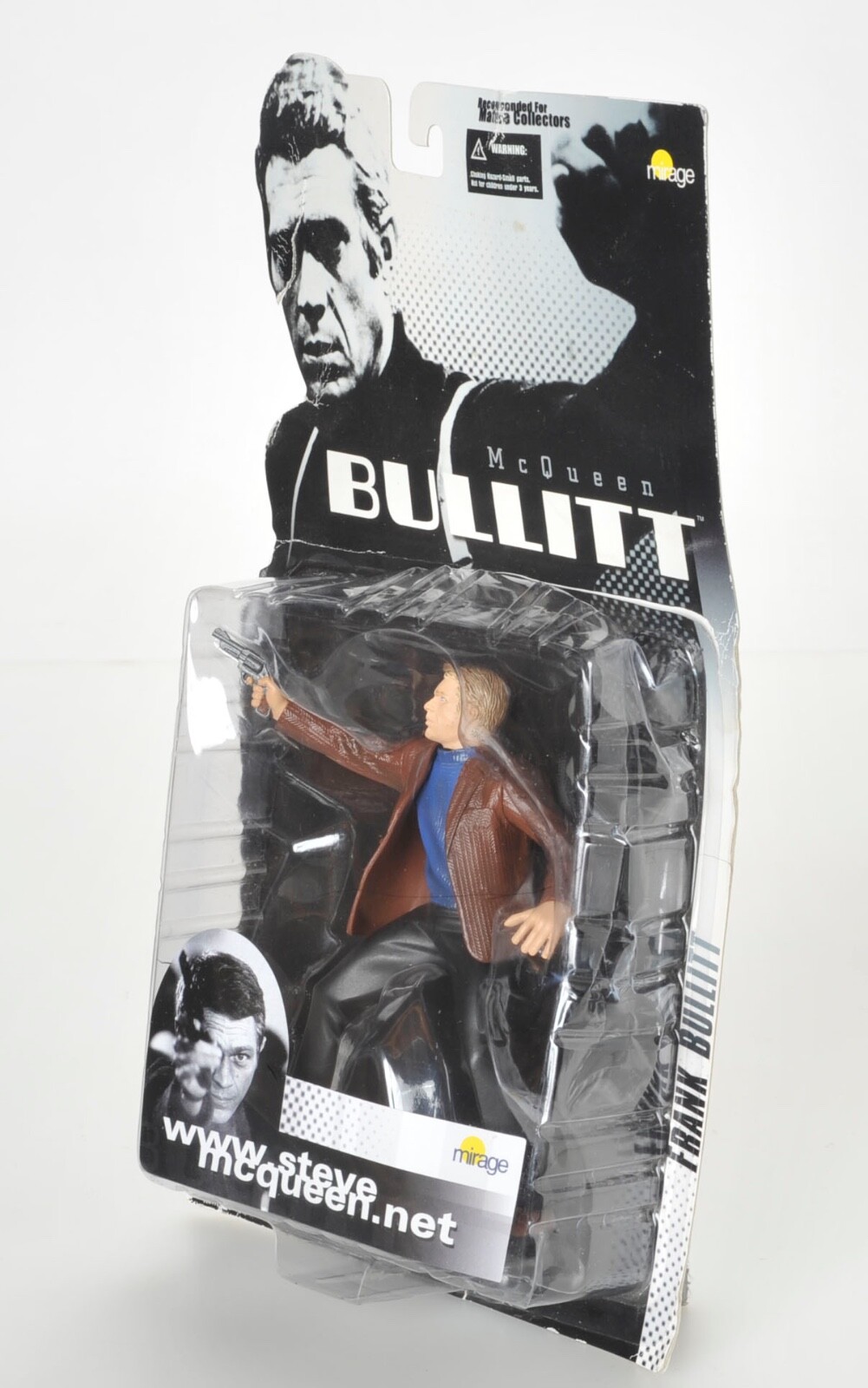 BULLITT McQueen フィギュア Mirage Steve McQueen as Frank Bullitt Action Figure in