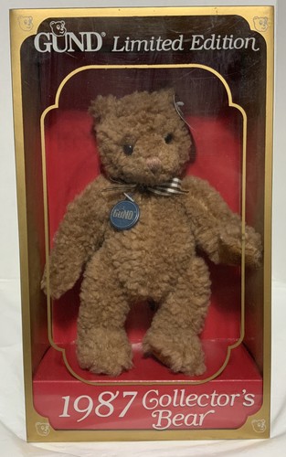 Vintage GUND 1987 Limited Edition Collector's Bear w/ Box | eBay
