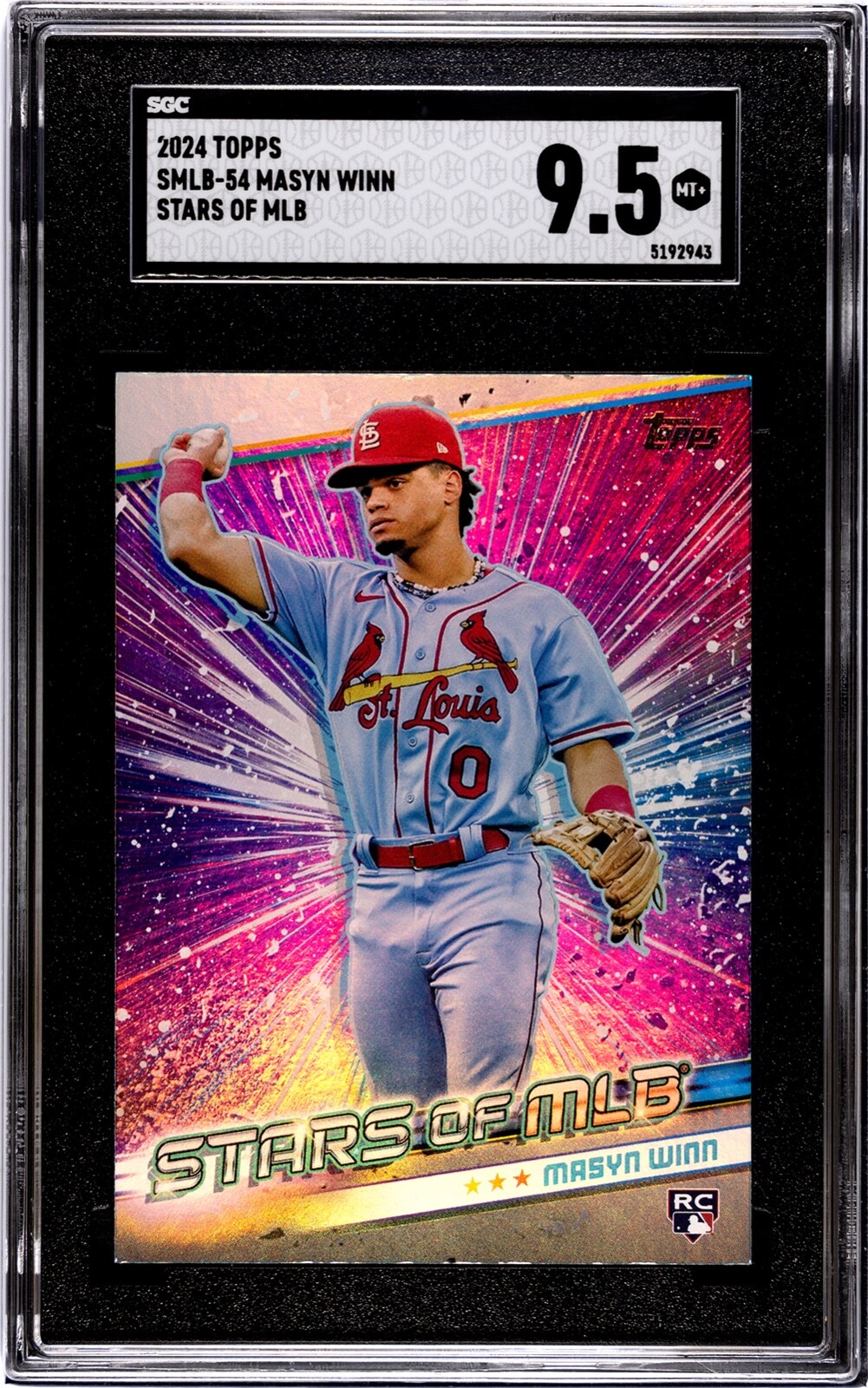 MLB - 【Topps】 2024 MLB MASYN WINN 選手 Masyn Winn 2024 Topps Stars of MLB #SMLB-54 Rookie St. Louis