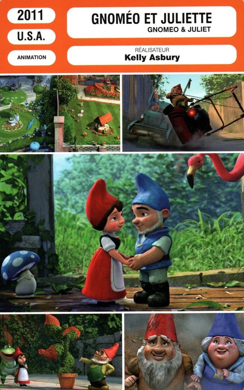 Fiche Cinema : Kelly Asbury - GnomÃO Et Juliette - 2011