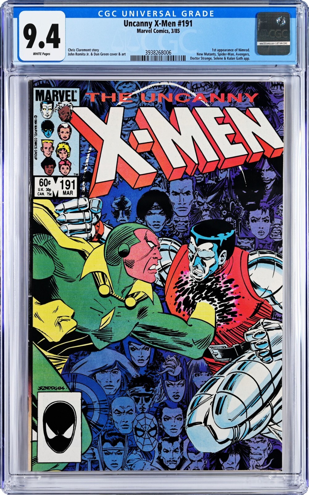 Chris Claremont氏 直筆サイン X-MEN #139 CGC9.0