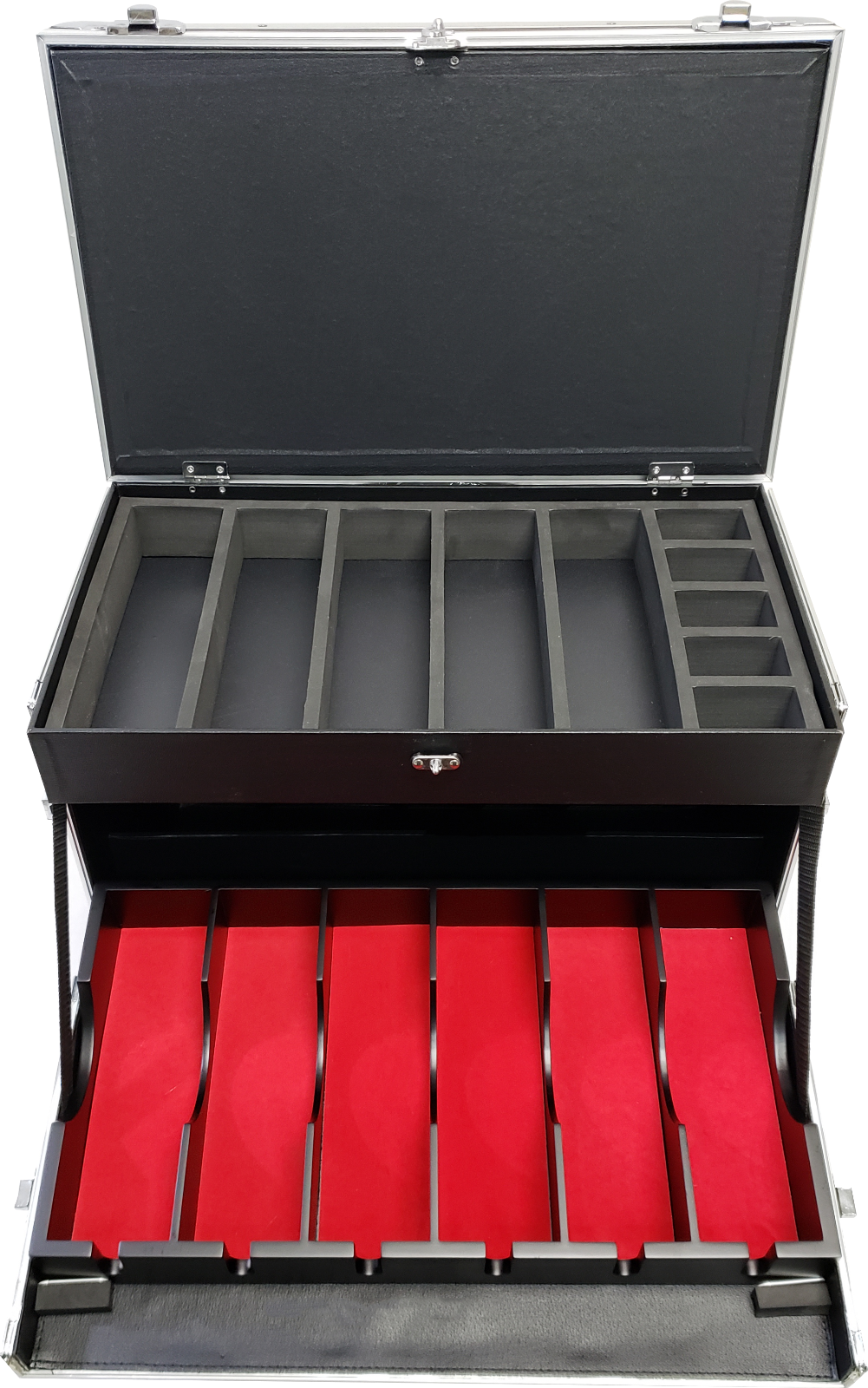 Master Travel Roller Case for Barbers - Stylists Tools   (BLACK) VT10145-BK