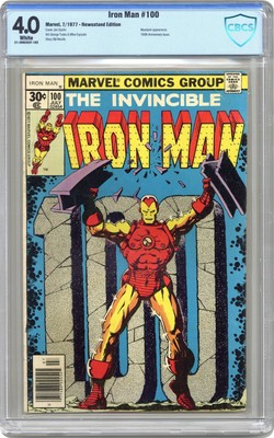 Iron Man #100 CBCS 4.0 Newsstand 1977 21-3B8C92F-162