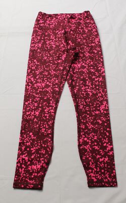Fabletics Women's Boost High-Waisted 7/8 Leggings LL7 Neon Pink Tropic Size 2XS