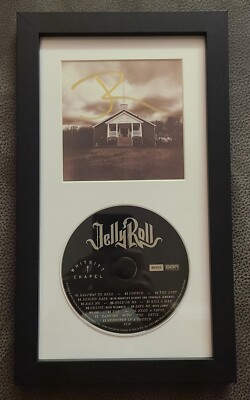 JELLY ROLL Jason DeFord Signed Autographed Framed Whitsitt Chapel CD Album Cover