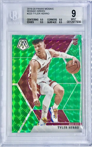 【B89】NBA カード Tyler Herro RC mosaic prizm 2019-20 Panini Prizm Mosaic Tyler Herro Rookie Card RC Green