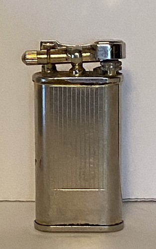 VINTAGE COLIBRI ARISTOCRAT LIGHTER SILVER PLATED MADE IN