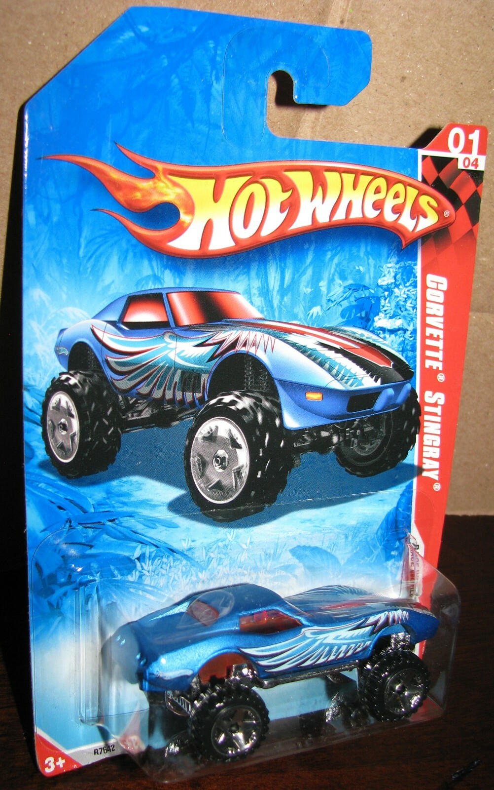 Hot Wheels 2010 #213 Race World - Jungle #1 CORVETTE