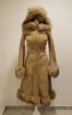 Alexander mcqueen top fur coat