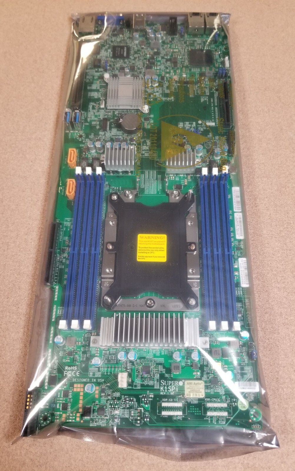 Supermicro MBD-K1SPi Intel Xeon Phi Motherboard NEW, IN