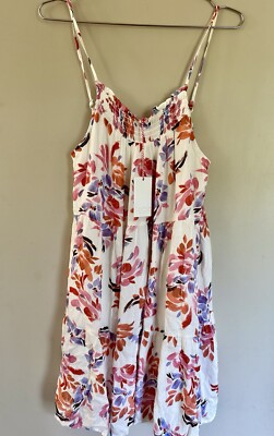 NEW Z SUPPLY RESORT BREEZY FLORAL MINI DRESS SIZE LARGE L