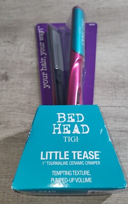Bed Head Tigi Little Tease 1'' Tourmaline Ceramic Texture Crimper NEW