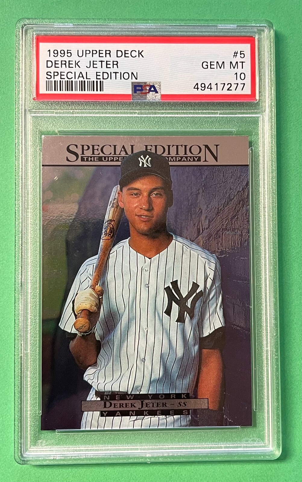 1995 UPPER DECK DEREK JETER SPECIAL EDITION #5 PSA 10 GEM