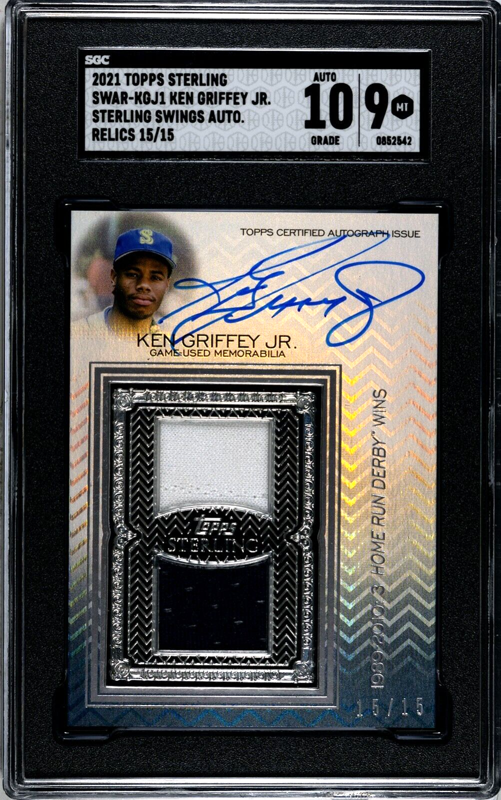 KEN GRIFFEY JR._RELIC CARD_シリアルNo.入り#50 Ken Griffey Jr. / 50 Different Baseball Cards Featuring Ken