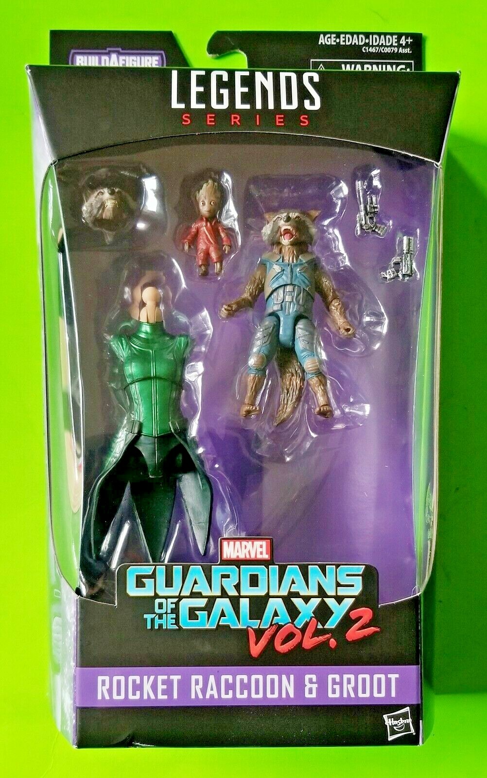 marvel legends rocket raccoon baf