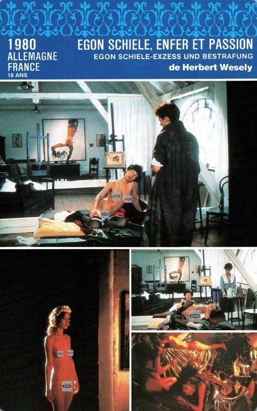 Fiche CinéMa Bleue - Herbert Wesely - Egon Schiele, Enfer Et Passion - 1980
