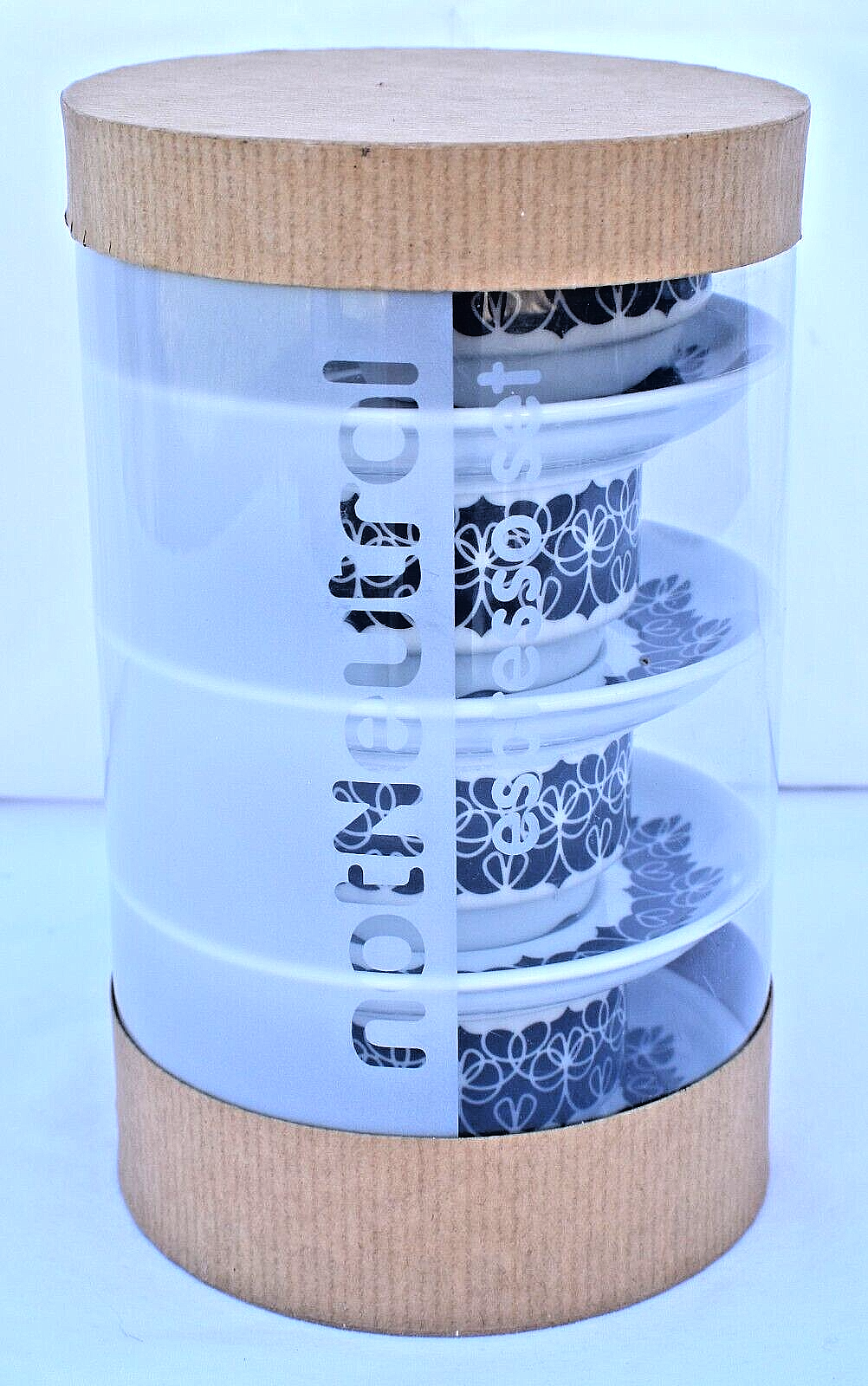 notNeutral - espresso set - CUPS & SAUCERS - Set of 4 - New