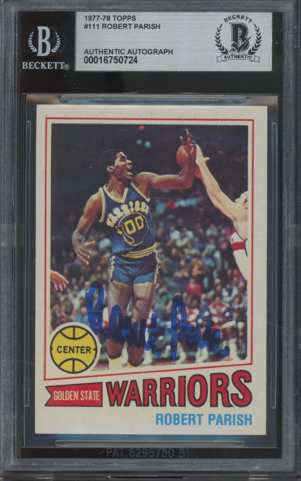 1977 Topps #111 Robert Parish Autograph RC Rookie BAS Beckett Authentic Auto