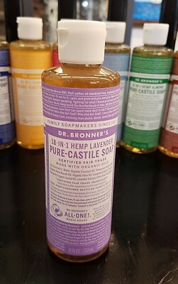 Dr. Bronner's 18-in-1 Pure-Castile Soap, 8 oz. YOU CHOOSE SCENT