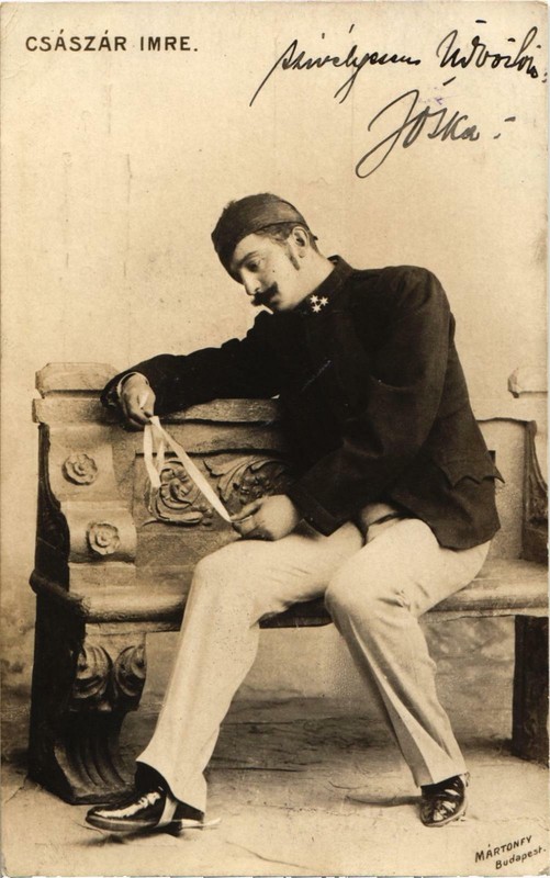 Cpa Hongrie Theatre Star CsÃ¡SzÃ¡R Imre (93853)