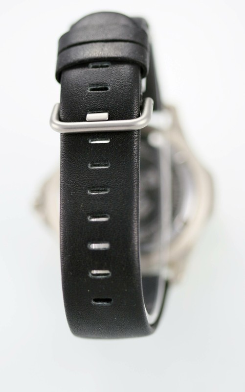 Relic Wet Watch Mens Silver Gold Stainless Leather Black Battery 50m Blue Quartz eBay