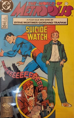 The World of Metropolis #4 DC Comics Suicide Watch Nov 1988 
