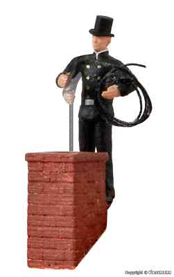 Viessmann 1537 1/87 Ho Characters Anime Chimney With Arm Structured Figurine H0