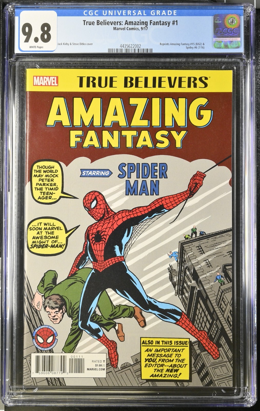 アメコミリーフ Amazing Spider-Man #17 CGC 9.8 Amazing Spider-Man #17 Value - GoCollect