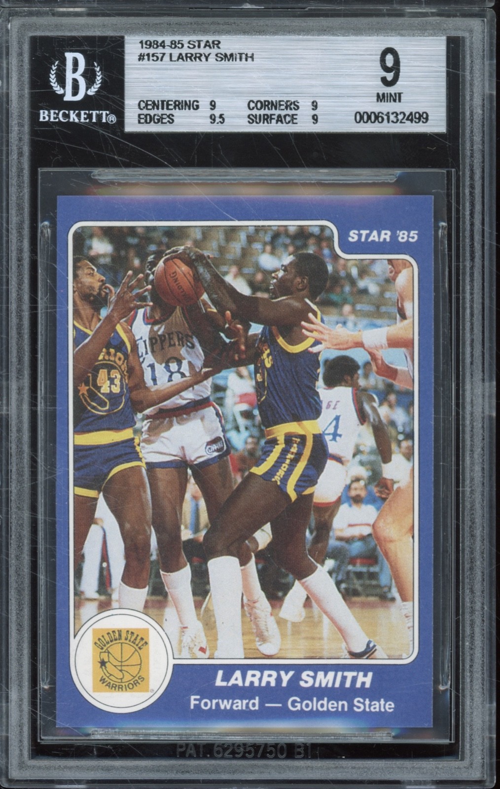 1984 Star Basketball #157 Larry Smith Mint BGS 9