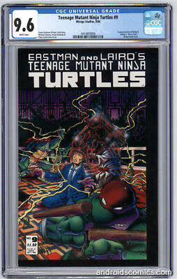 Teenage Mutant Ninja Turtles #9 ~ CGC 9.6