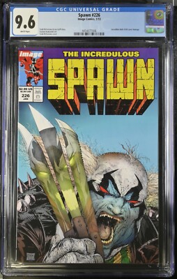 Spawn #226 - CGC Graded 9.6 - Hulk #340 Homage - Todd Mcfarlane Cover