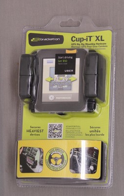 Bracketron GPS / Cell Phone Cup Holder Mount For Larger Devices
