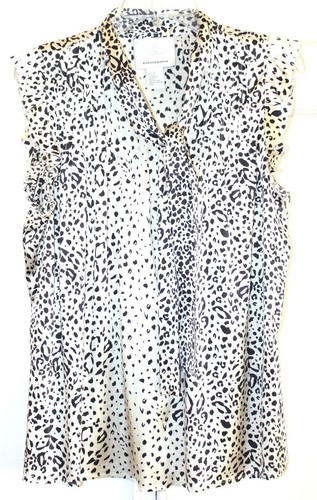 All Saints NWT Carla Jackie Top Cropped Blouse Gathered