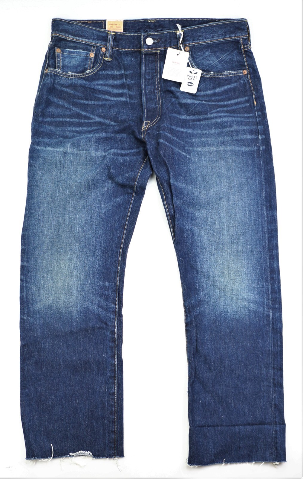 New Levi's 501 Selvedge Jeans Men's Size W30 L29 White Oak New Levi's 501 Selvedge Jeans Men's Size W30 L29 White Oak