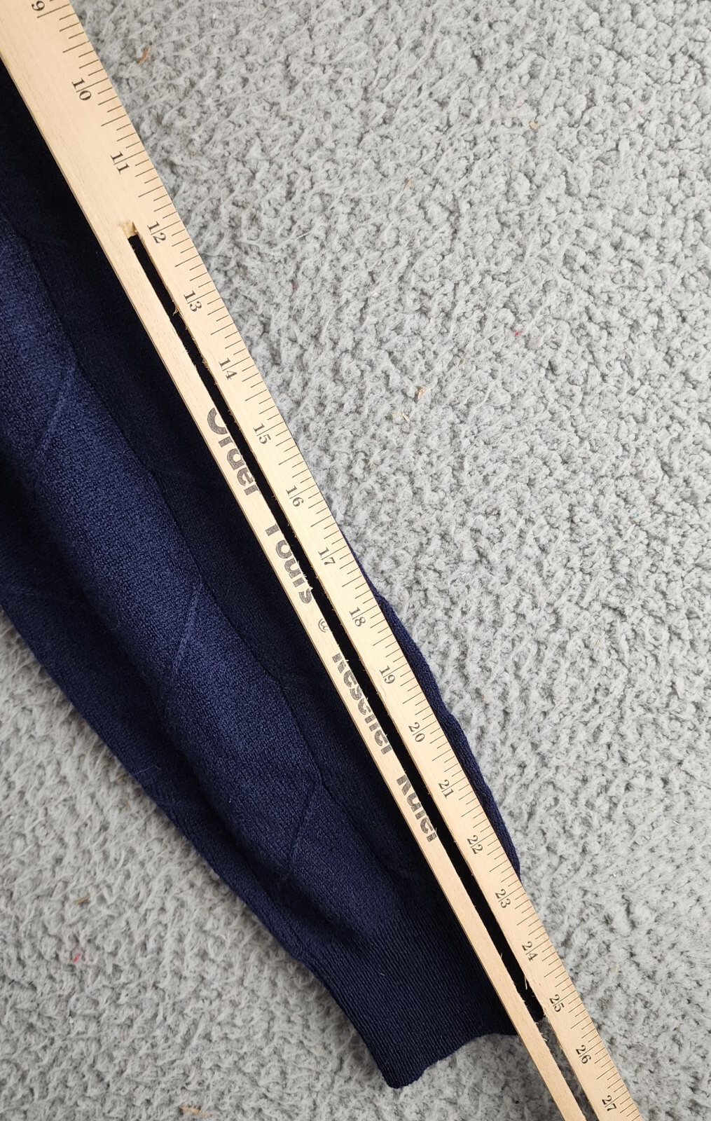 The Men's Store at Bloomingdale's Novelty Stitch Sweater Men's S Navy Blue L/S - Picture 10 of 13