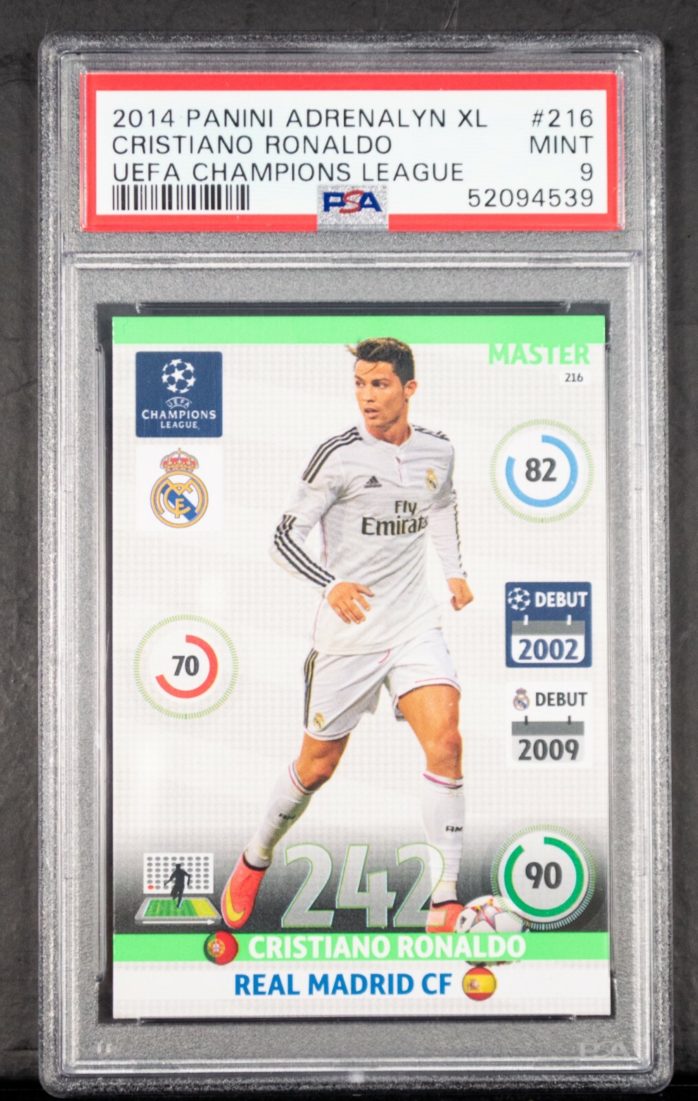 クリロナ 2014〜2015 2014 PRIZM Cristiano Ronaldo PSA 9 MINT FIFA World Cup #161