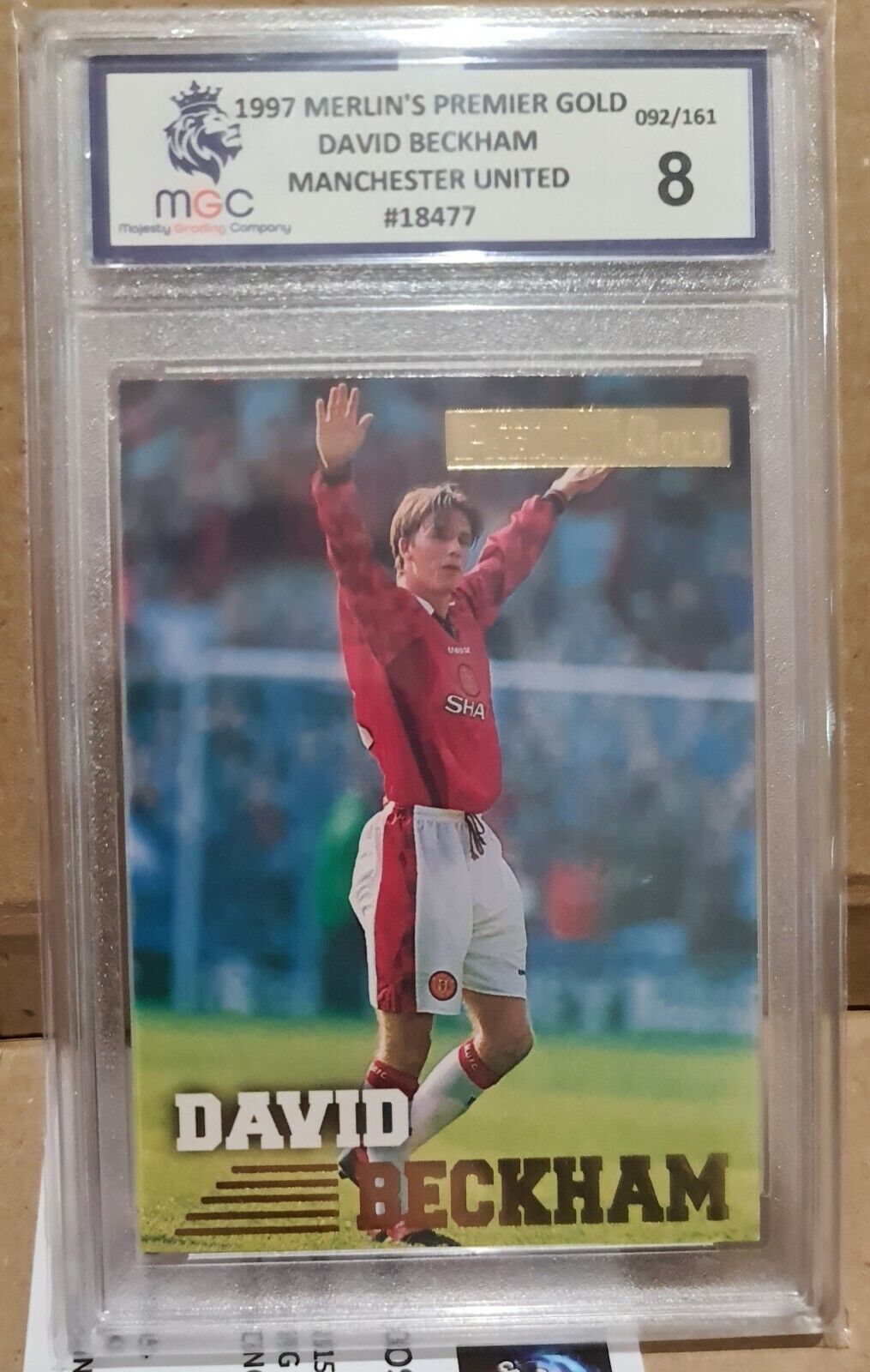 優れた品質 Beckham David Gold Premier Merlin Manchester Rookie United その他