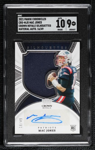 2021 Panini Chronicles Mac Jones #CRS-MJO