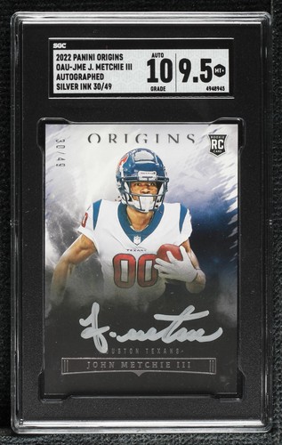 2022 Panini Origins John Metchie III #OAU-JME