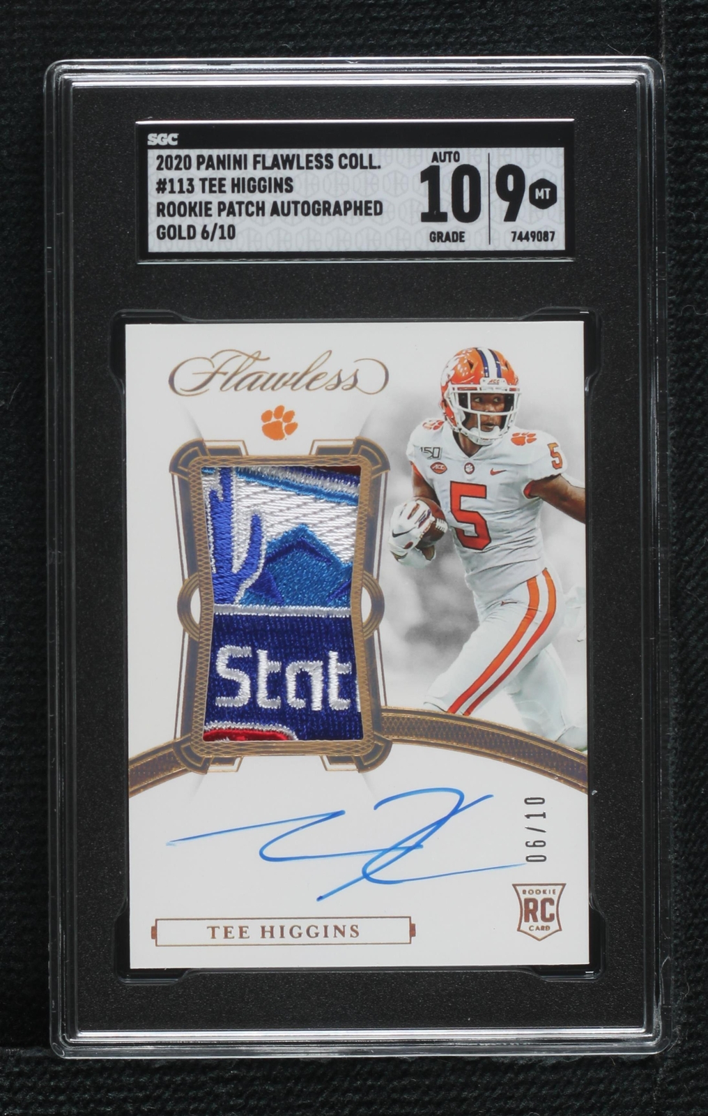 2020 Panini Flawless Collegiate Tee Higgins #113