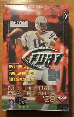 1999 Collector's Edge Fury Football Hobby Box FACTORY SEALED