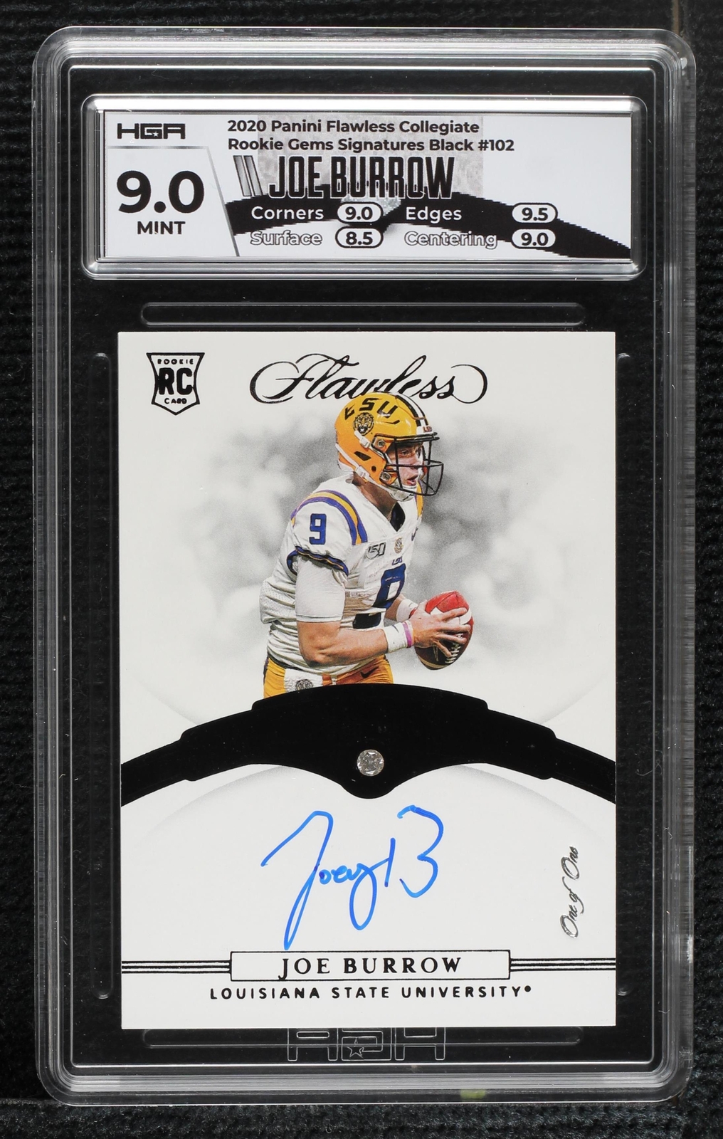 2020 Panini Flawless Collegiate Joe Burrow #102