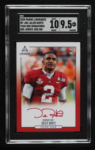 2020 Panini Luminance Jalen Hurts #SP-JHU