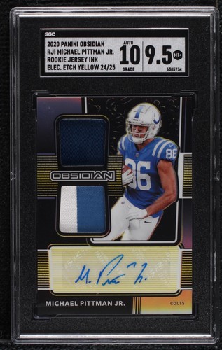 2020 Panini Obsidian Michael Pittman Jr. #RJI-14