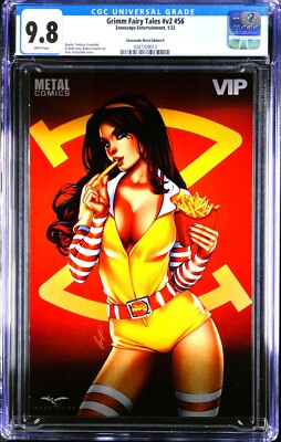 Grimm Fairy Tales V2 #56 - Elias Chatzoudis ''ZenDonalds'' Metal Cover - CGC 9.8