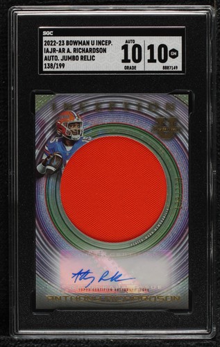 2022-23 Bowman Inception University Anthony Richardson #IAJR-AR