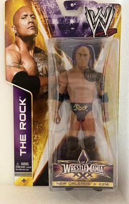 WWE Wrestlemania XXX Collection The Rock Dwayne Johnson New Orleans  Wrestling